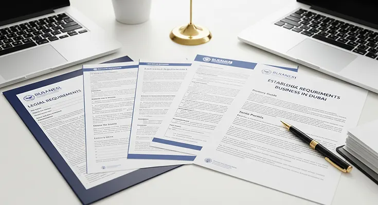 What documents for business setup in Dubai?