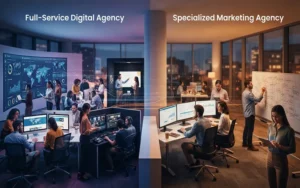 Full-Service Digital Agency vs Specialized Marketing Agency Comparison